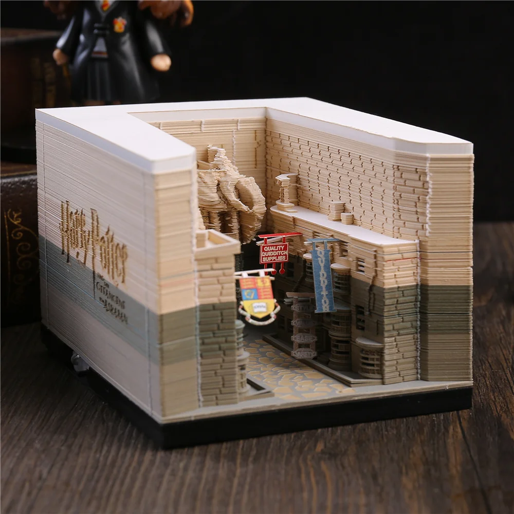 Вечеривечерние Sweetmade конструктор Diagon Alley блокнот со светодиодной подсветкой 3D