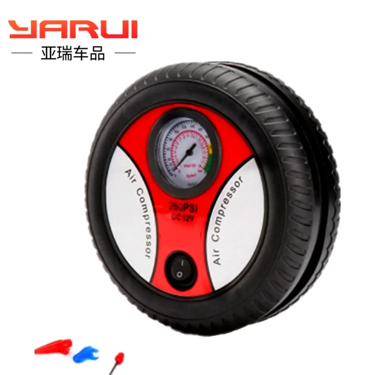 Автомобильный надувной насос портативный 12 В электрический высокого напряжения