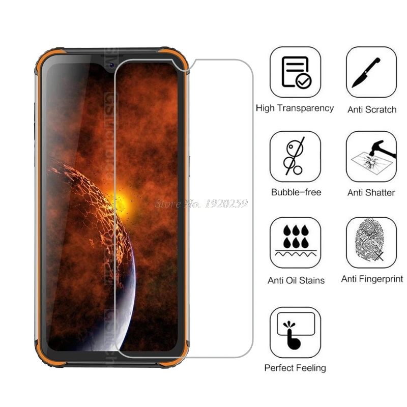 Закаленное стекло для Blackview BV9800 Pro Защитная пленка BV9900 BV6100 A80 экрана|glass for huawei y6|glass