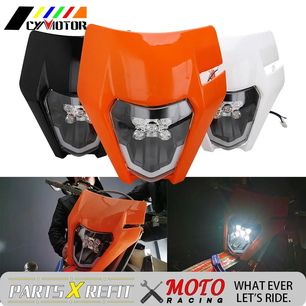 Новый светодиодный головной светильник налобный фонарь лампа для KTM SX EXC EXCF SXF XC XCF