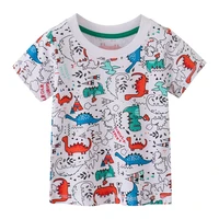 funnygame 2020 animals baby t shirts cotton summer dinosaurs print childrens tees fashion kids tops
