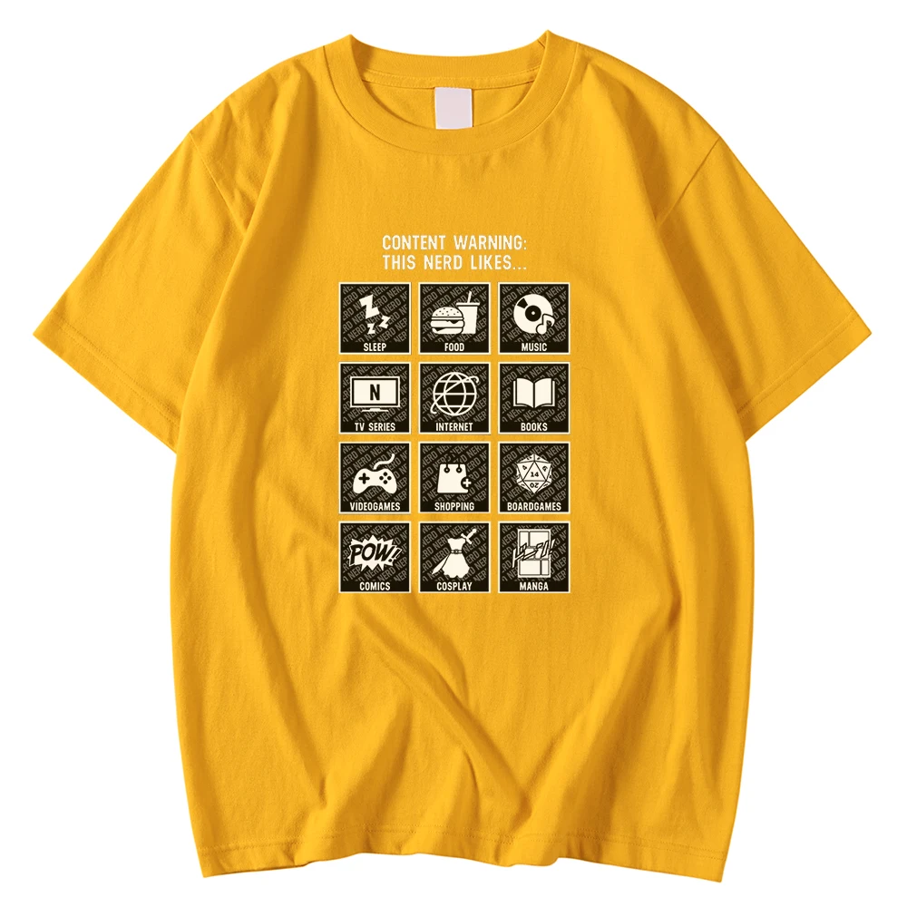 

Дышащая мужская футболка, модная весенне-летняя футболка, футболка с принтом «предупредить этого ботаника», Повседневная Удобная мужская ф...