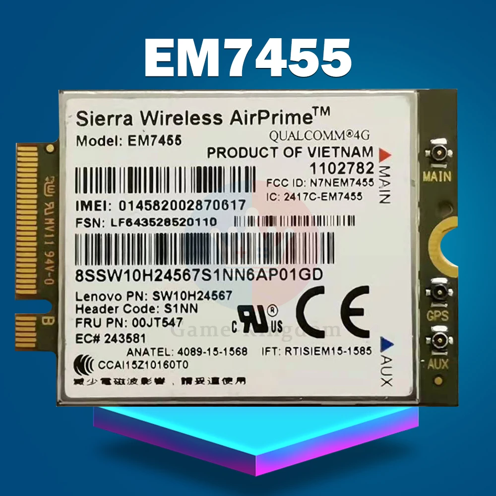 EM7455 4G LTE модуль 00JT547 карта для ноутбука Thinkpad T460 T460S T560 X1 Carbon P70 P50 X260|3G модемы| |