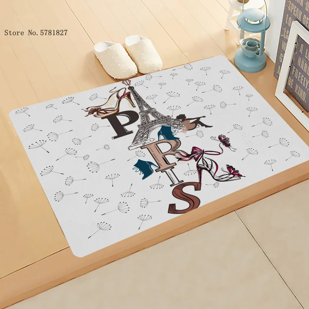 

High Heel Door Mat Cartoon Colorful Makeup Doormat For Bedroom Floor Rug Kitchen Doorway Floor Carpet Home Textile Floor Mat