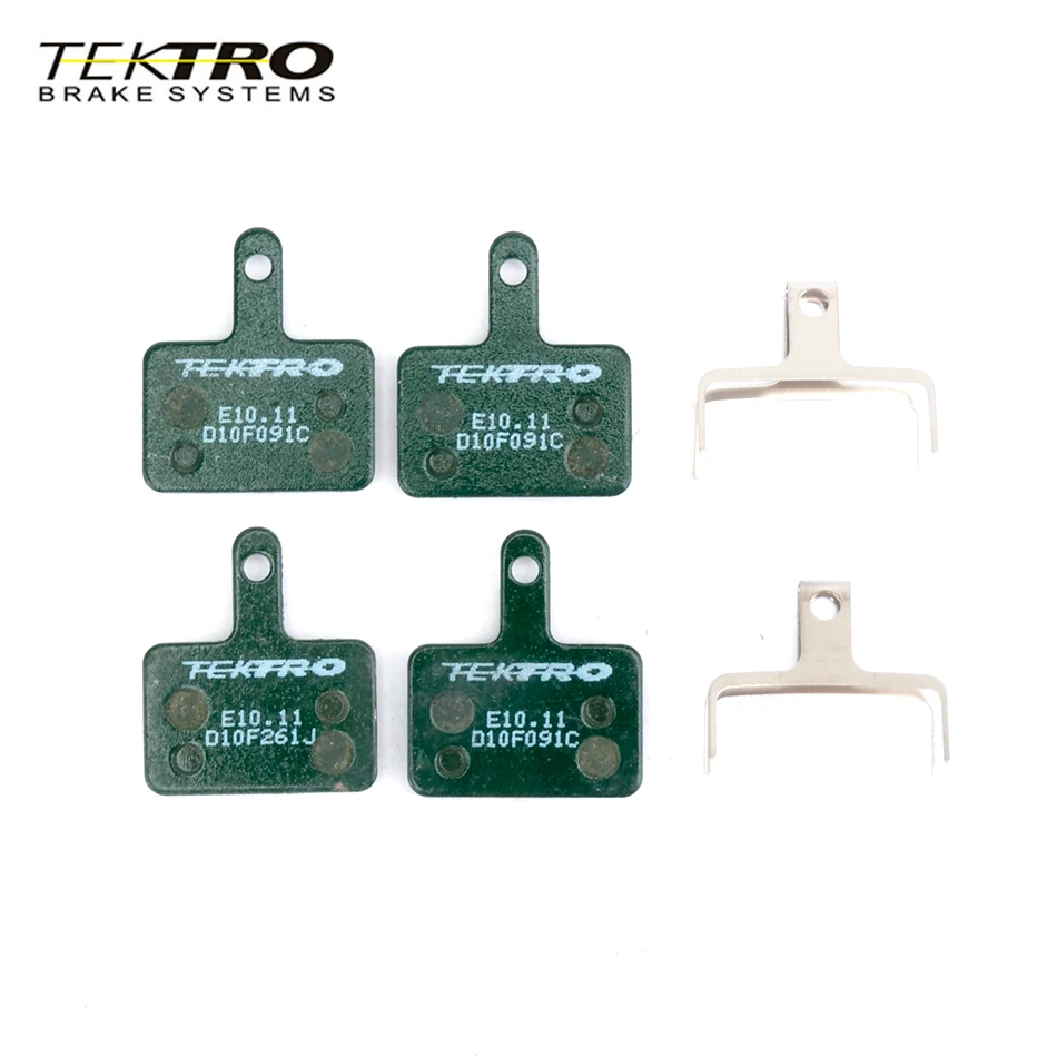 

TEKTRO E 10.11 MTB Brake Pads Mountain Road Foldable Bicycle disc brake pads For shimano MT200/M355/M395/M415/M285 / M286/M280