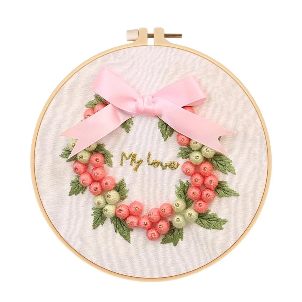 

1*Embroidered Cloth,Embroidery Thread,Embroidery Needle,Plastic Embroidery Stretch,Manual Full Range Of Embroidery Starter Kit