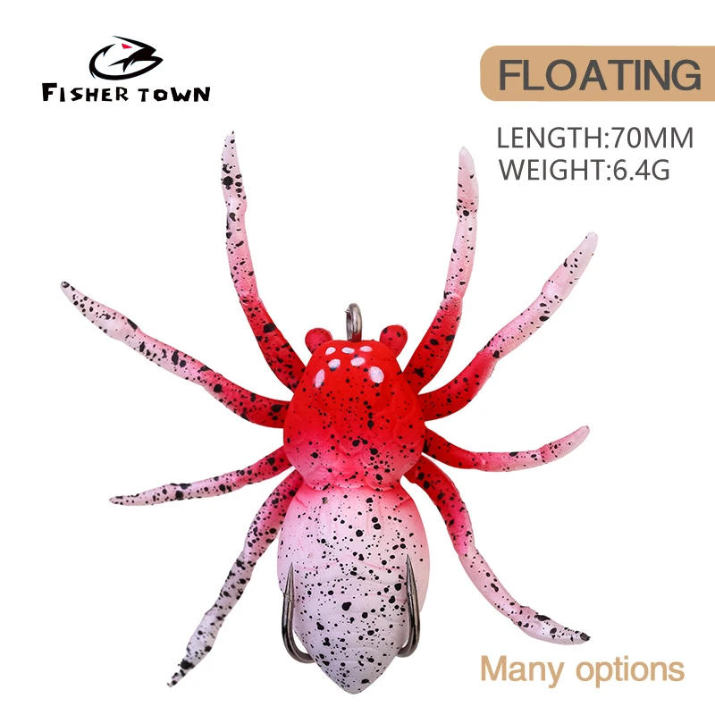 

Мягкая приманка в виде паука, 7 см, 6,4 г, 1 шт.