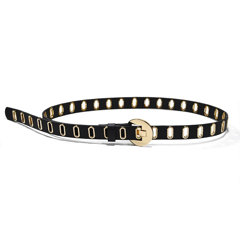 Женский ремень из ПУ кожи с цепочкой | Аксессуары для одежды