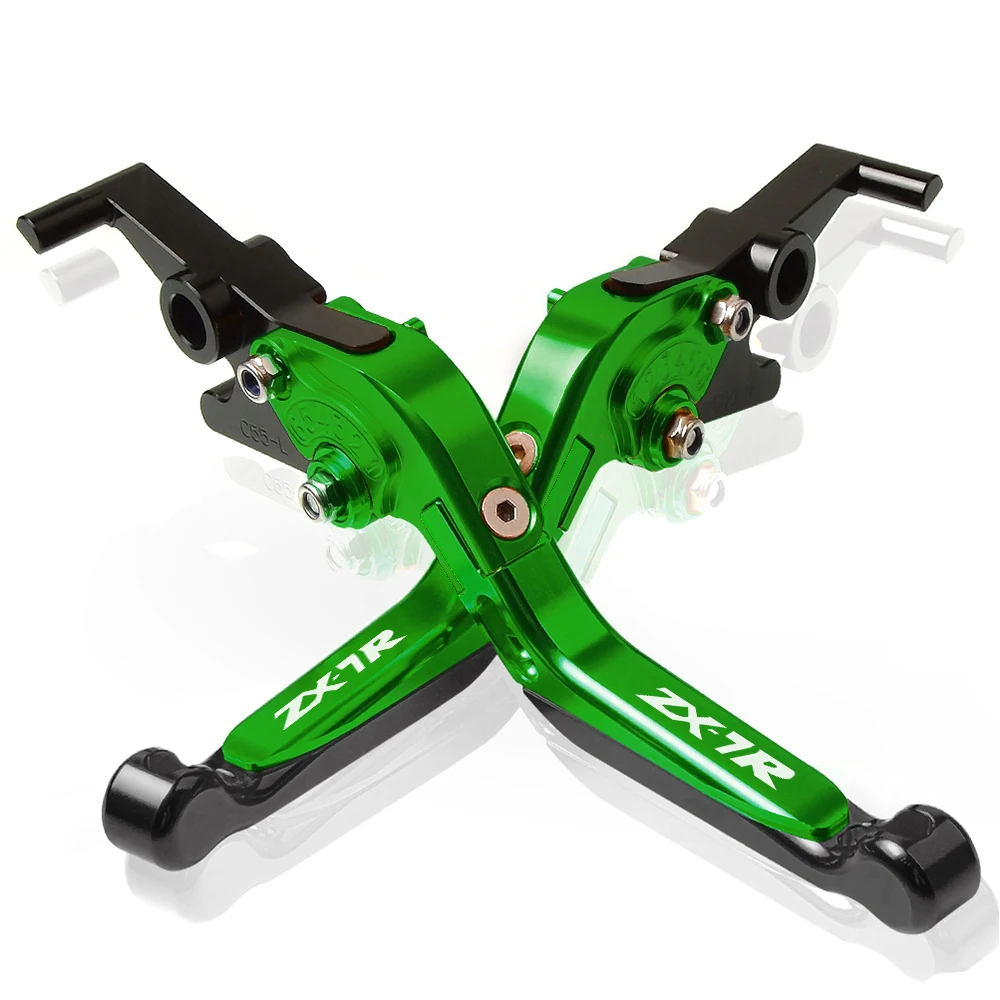 U with logo Мотоцикл с ЧПУ Регулируемые сцепные рычаги Ручка для KAWASAKI ZX7R ZX-7R 1989 1990 1991 1192 1993 1993-2003 ZX7R ZX-7R - Цвет: U with logo