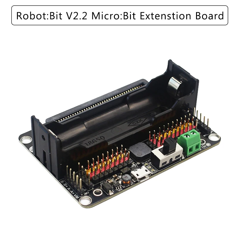 Micro:bit Kittenbot Robot:bit удлинитель совместимый с 18650 литиевой батареей расширения