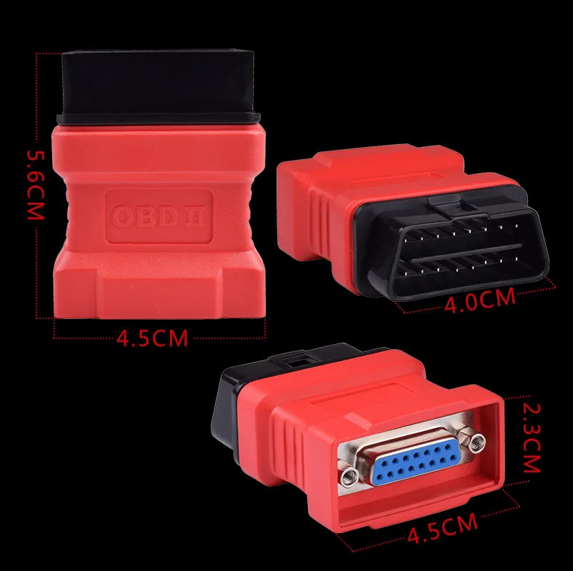 Оригинальный Основной Тестовый Кабель Autel maxides DS708 OBDii 16-контактный переходник OBD2