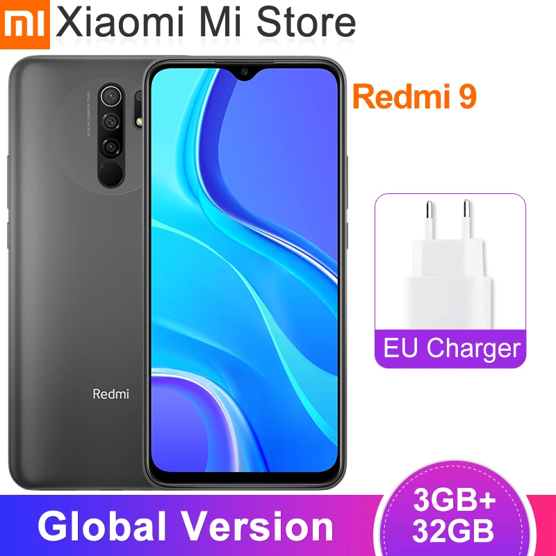 Глобальная версия Xiaomi Redmi 9 смартфон 3 Гб оперативной памяти 32 встроенной
