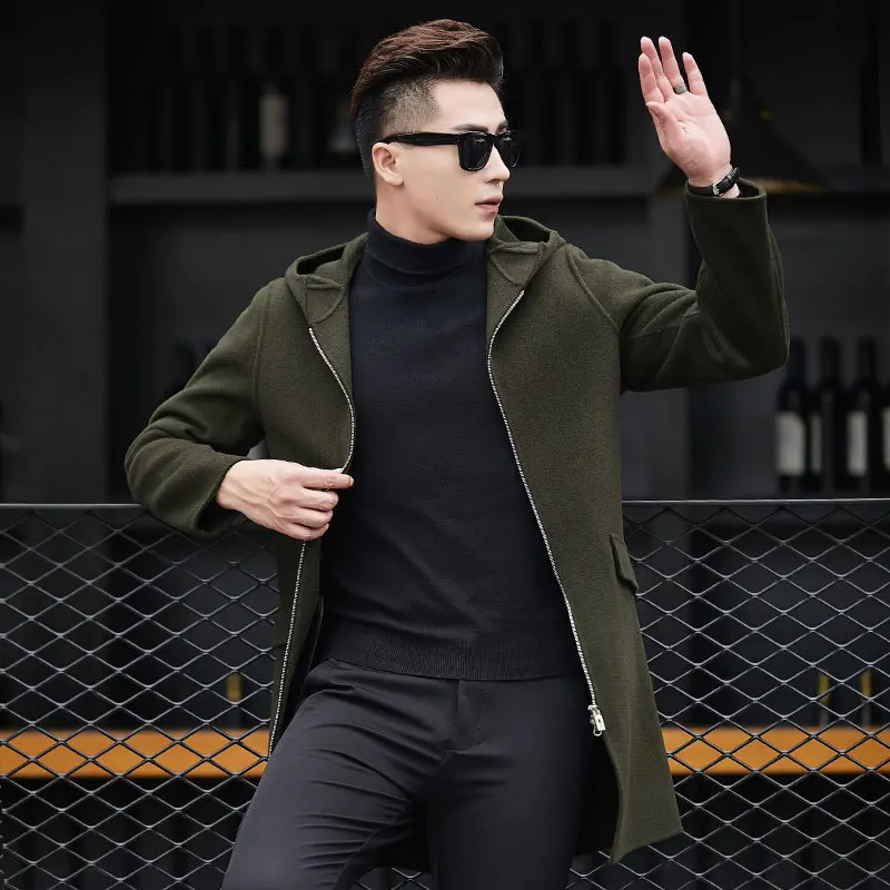 Новая брендовая одежда мужские зимние куртки корейская мода размера плюс