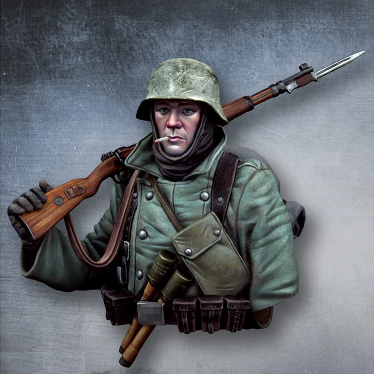 

1/10 Battle of Moscow, 1941, Resin Model Bust GK, World War II military theme, Unassembled and unpainted kit