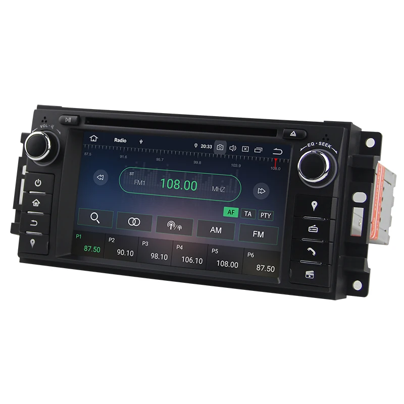 IPS 6 2 &quotAndroid 10 0 Octa Core радио автомобиль DVD плеер GPS навигации для JEEP свобода патриота