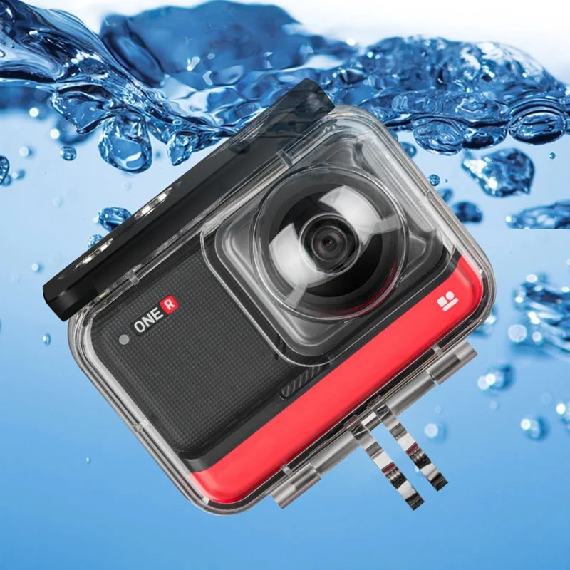 Подводный чехол TELESIN 45 м водонепроницаемый защитный для Insta360 ONE R 360 Edition камеры