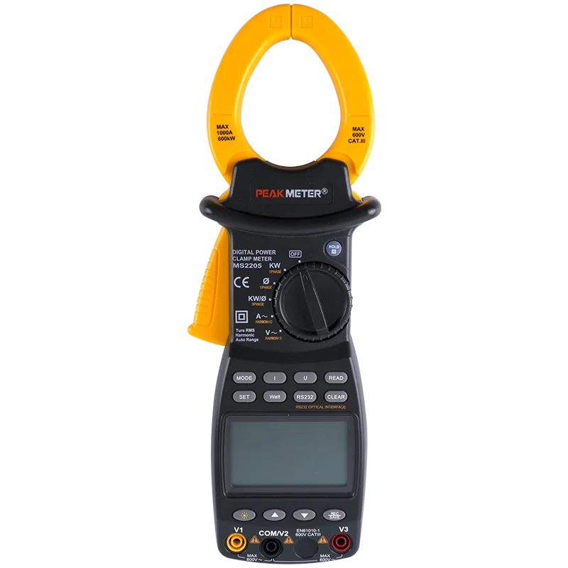 

PM2205 Electrical Digital ac power meter clamp RMS Harmonic Reactive Power, Active Energy electric best brand other power tools