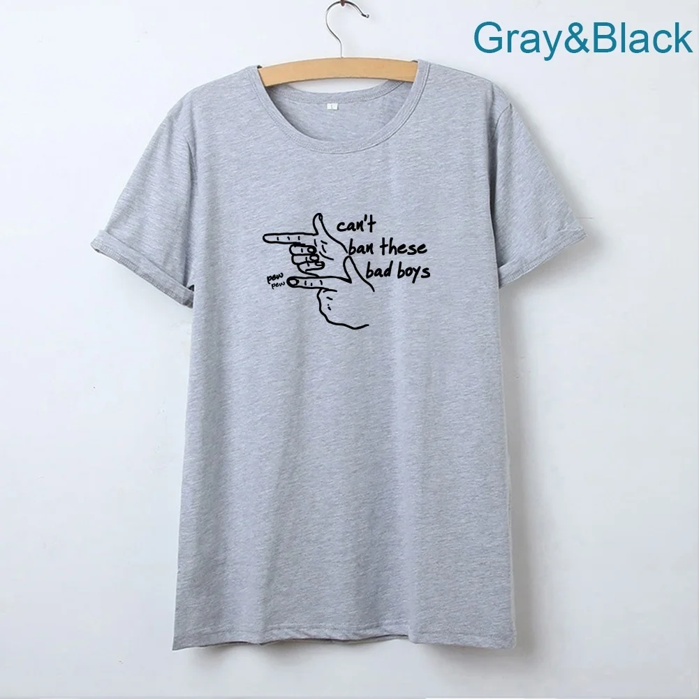 Женские летние хлопковые футболки с коротким рукавом и графическим принтом -