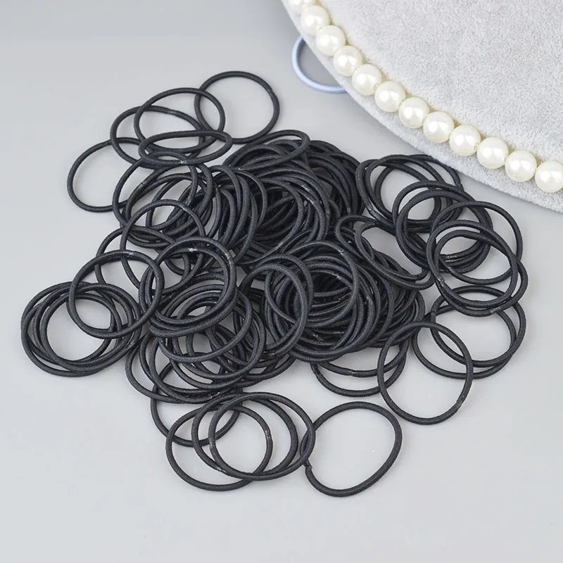 Style 3 Nylon 100 шт., мини модная повязка для волос, яркие цвета, резиновая резинка для волос, резинка для волос, конский хвост, держатель для детей, аксессуары для волос A342 - Цвет: Style 3 Nylon
