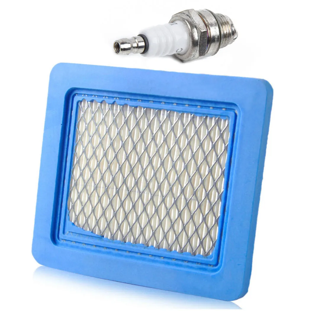 

Lawn Mower Air Filter Kit Service Kit Tools Accessories Air Filter & Spark Plug For Quantum 675ex 675 Engine