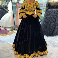 traditional albanian caftan kosovo dresses prom wear 2021 robe de soir%c3%a9e de mariage black evening dress party gowns
