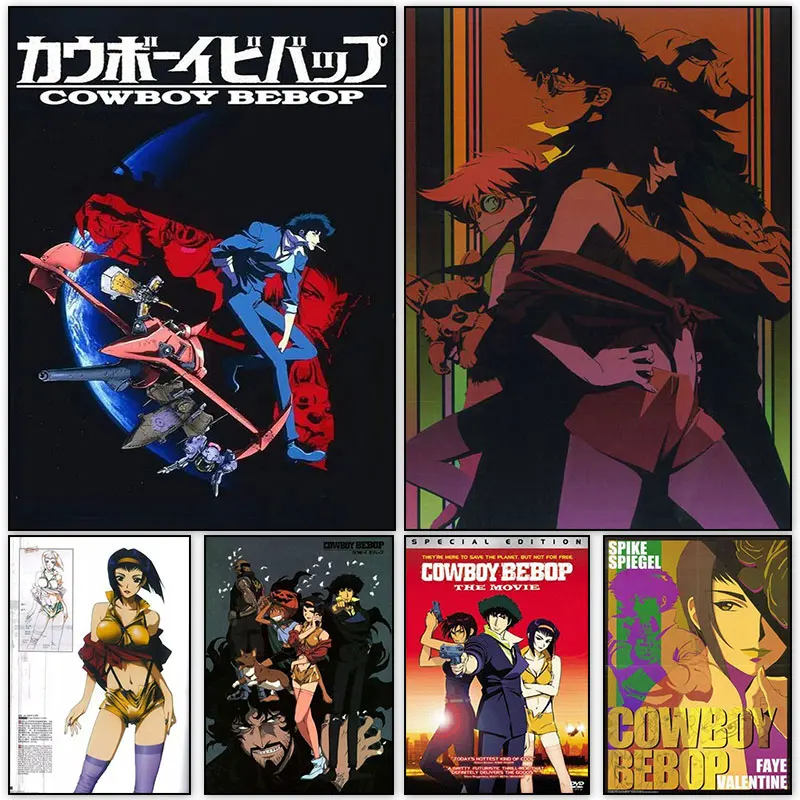 

Cowboy Bebop Anime Posters And Prints Spike Spiegel Japanese Manga Figure Canvas Painting Home Bedroom Decor HD Wall Art Picture