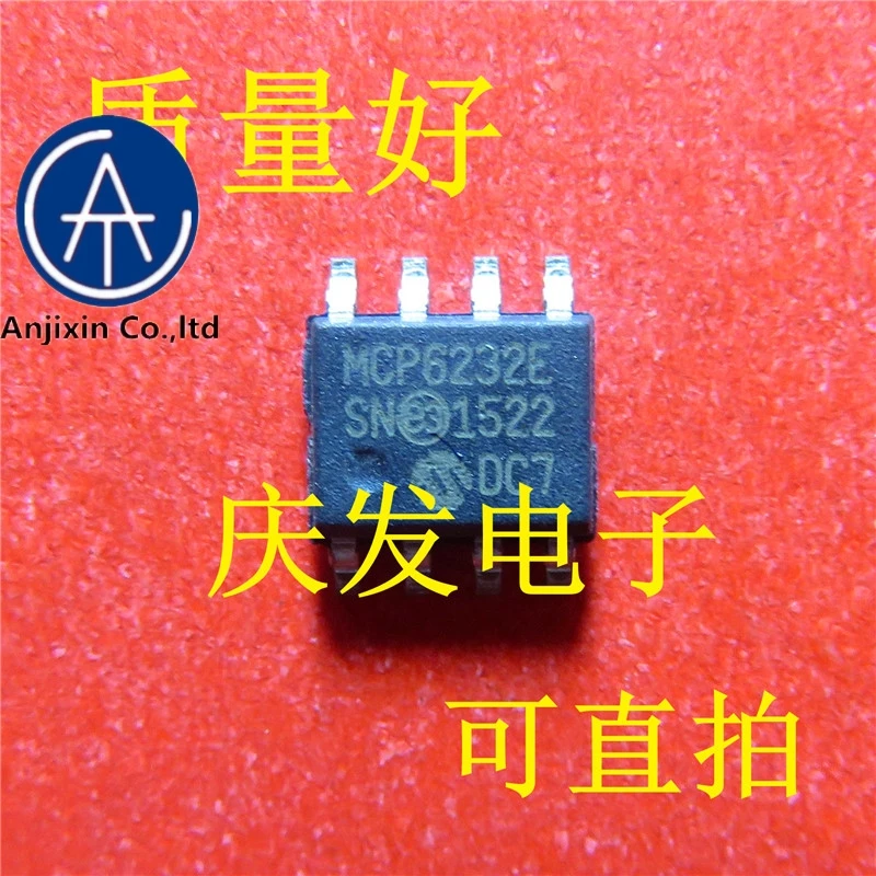 

10 шт. натуральные оригинальная новинка в наличии MCP6232-E/SN MCP6232 SOP8