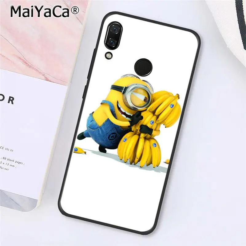 MaiYaCa милый Миньон банан желтый человек чехол для телефона Xiaomi Redmi4X 6A S2 Go Redmi 5 5Plus Note4 Note5 7 Note6Pro