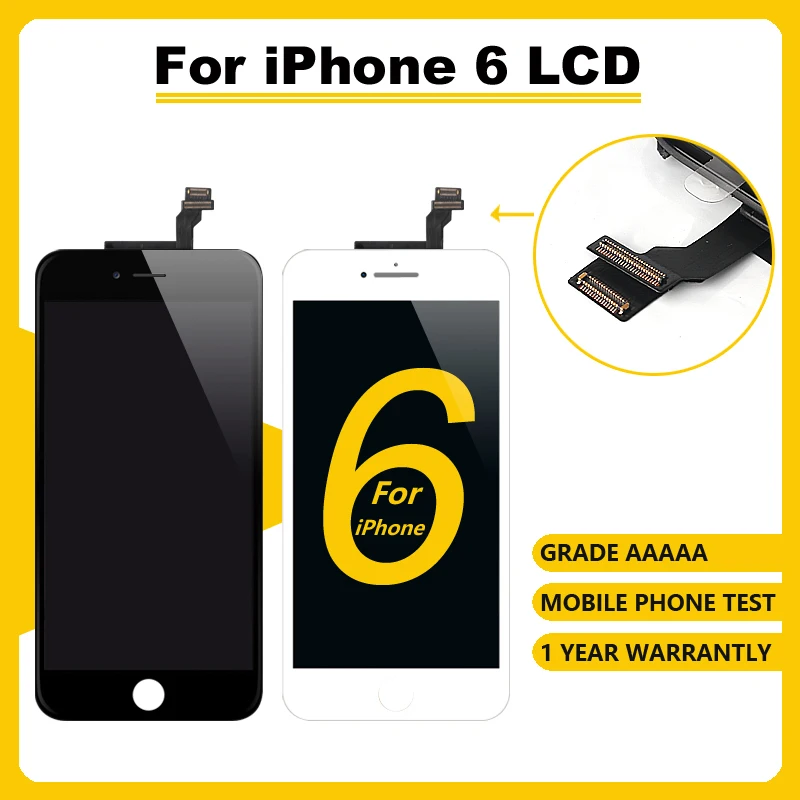 ЖК дисплей класса AAAA +++ для iPhone 6 6s сенсорный экран с цифровым преобразователем в