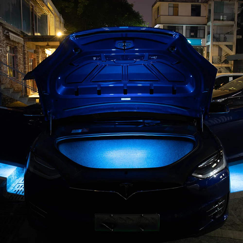4 шт. светодиодный светильник автомобильный интерьерный светильник для Tesla модель 3 Модель S модель X ультра яркие лампы для багажника Замена автомобильная лампа на дверь легкий штекер