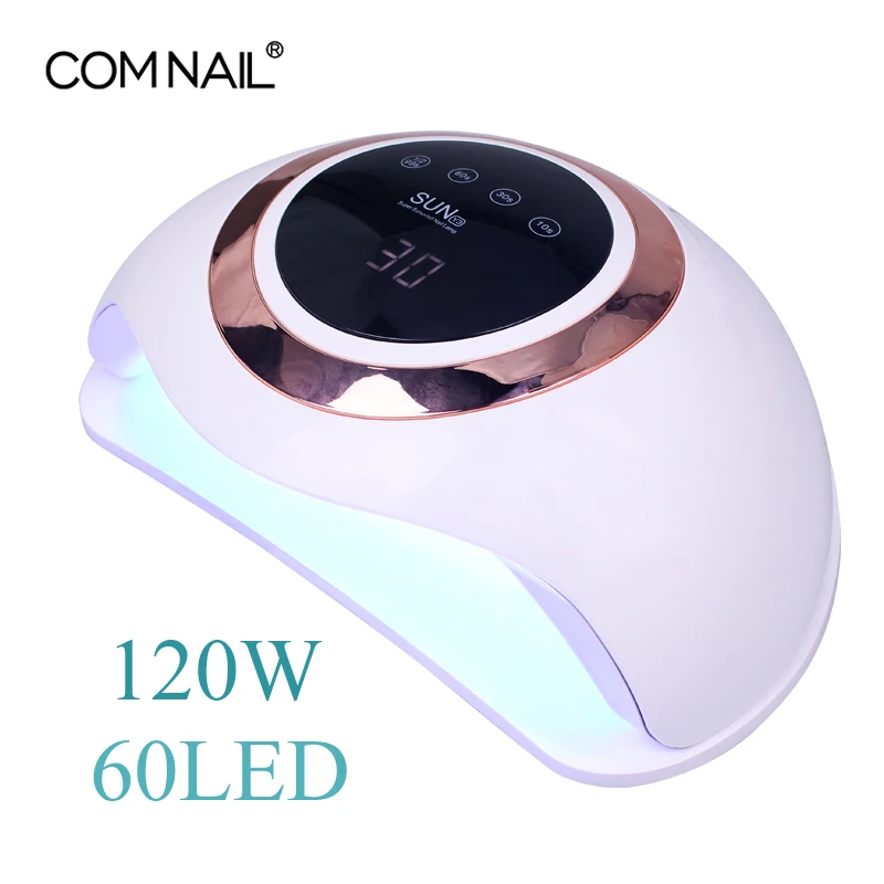 

120W Nail Lamp for Manicure 60LEDs Curing All Kinds of Gels UV LED Nail Dryer Duoble Hands Fast Drying Salon Use Nail Art Tools