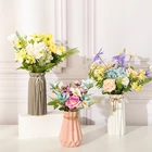 Искусственные цветы, искусственные цветы, вазы, букеты, наборы, украшение для дома, гостиной, чайный столик, тумба для телевизора, в руках невесты, цветы