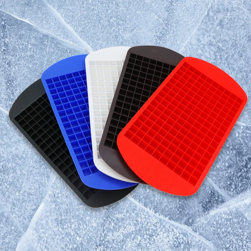 160 сеток Пищевой Силиконовый поднос для Льда Фруктовый кубик льда Сделай Сам