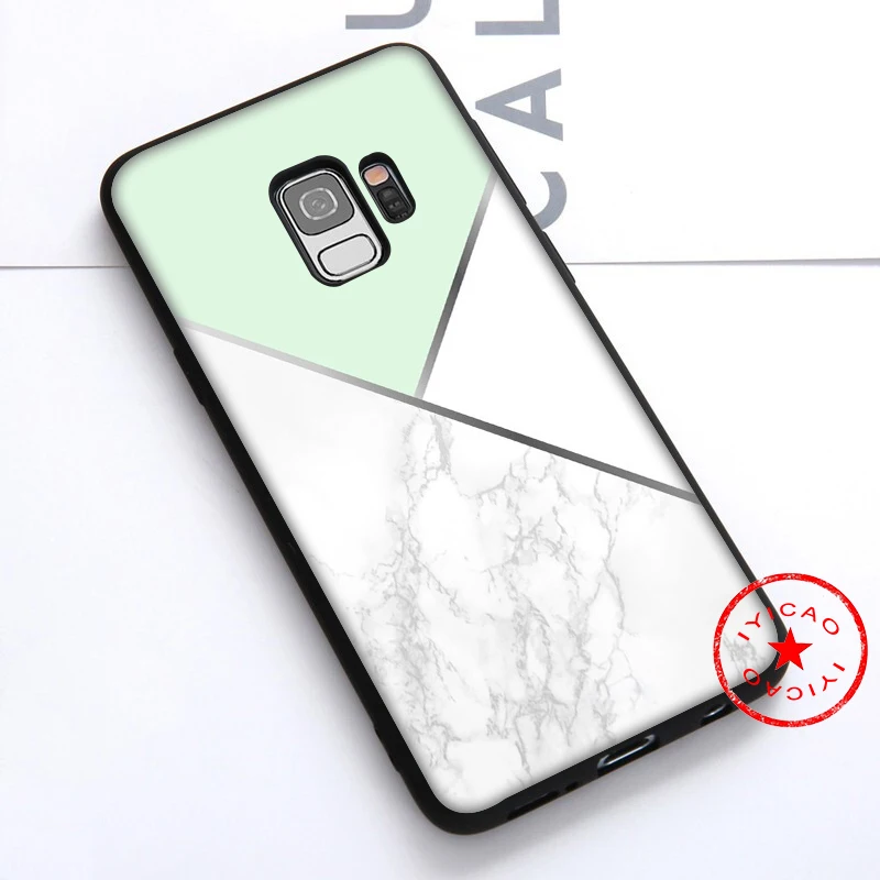 IYICAO розовый мраморный роскошный мягкий чехол для samsung Galaxy S10e S10 S9 S8 Note 8 9 10 Plus S6 S7 Edge