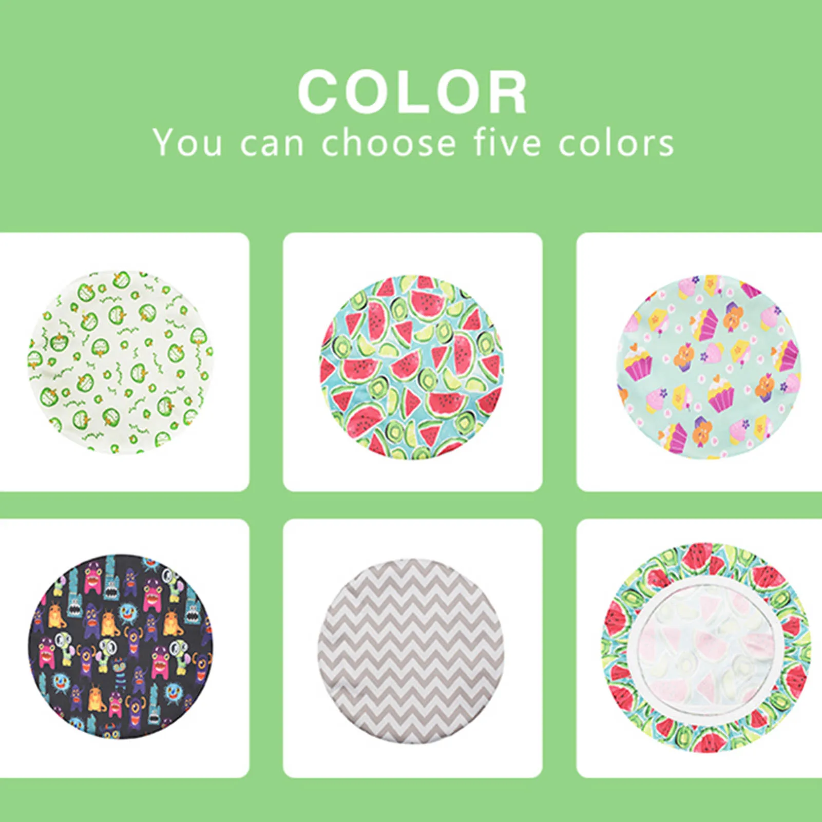 

3pcs Reusable Silicone Food Cover Elastic Stretch Adjustable Bowl Lids Universal Kitchen Wrap Seal Fresh Keeping Silicone Caps