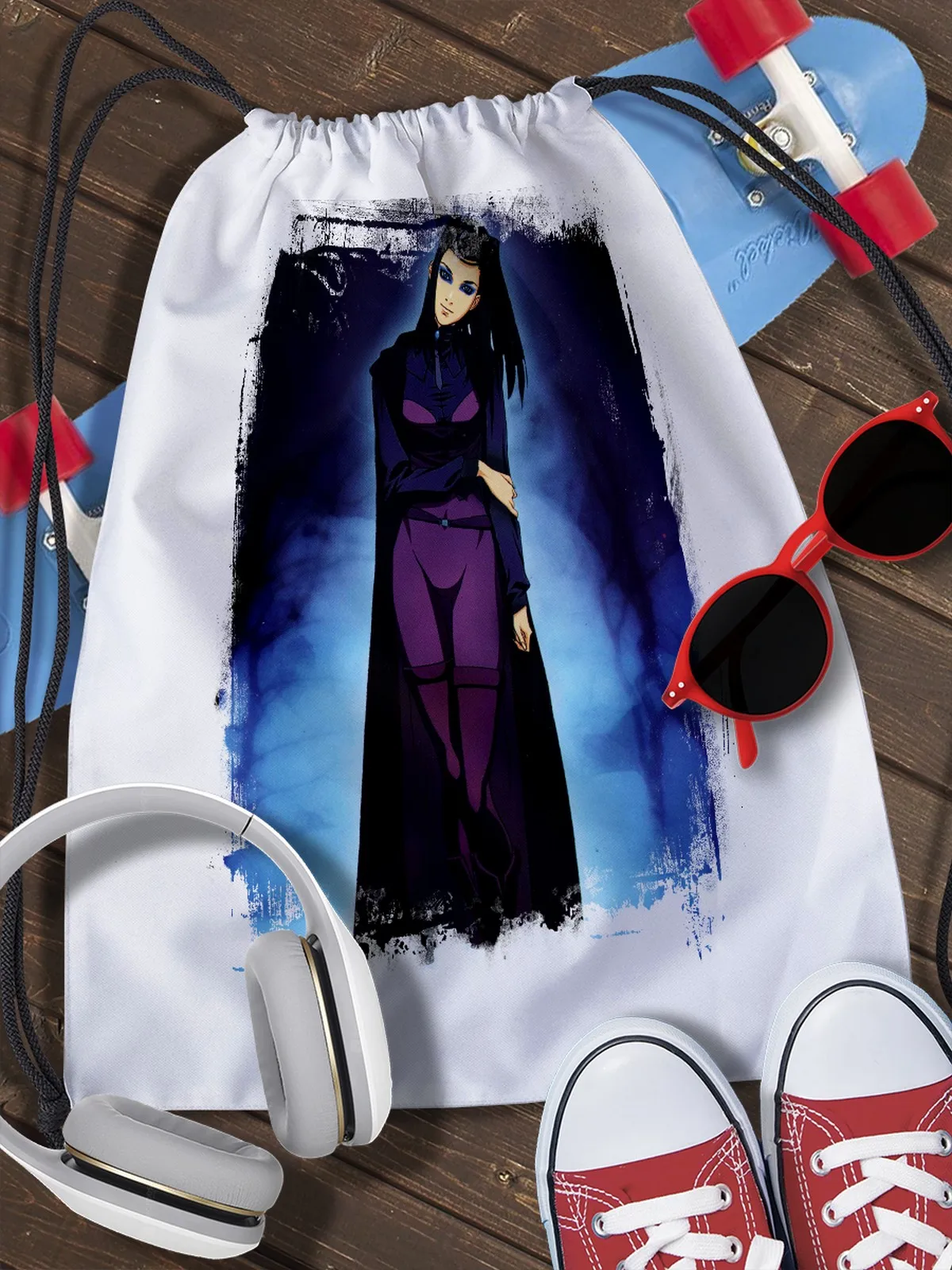 Сумка-косметичка для обуви Ergo Proxy (эрго-аниме киберпанк постапокалиптический Винсент Ло Риэл Мэйер Пино) - 2119 г.