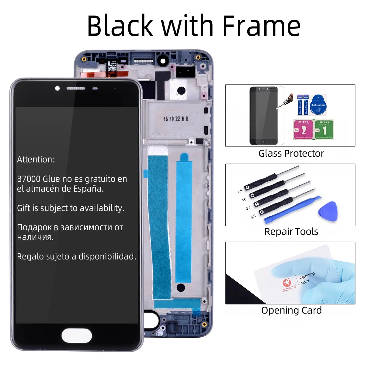 Black with Frame 5," дисплей для MEIZU M3S, сенсорный экран с рамкой для MEIZU M3S, ЖК-экран Y685H, сменный дигитайзер - Цвет: Black with Frame