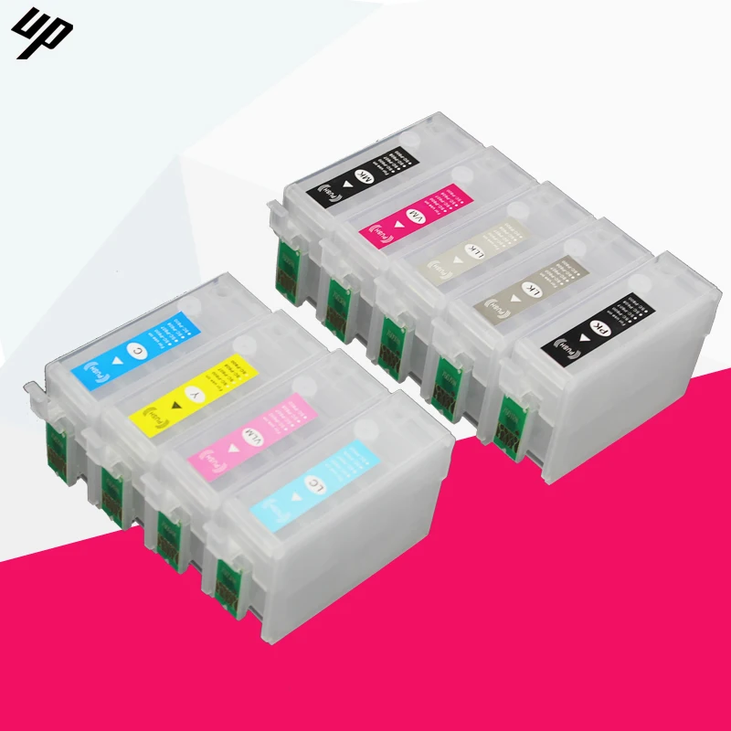 9 цветов Новый Заправляемый картридж Surecolor P600 с чипом ARC для Epson T7601 T7609 Epson|ink cartridge