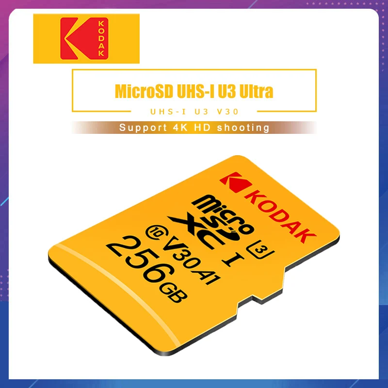 Kodak высокая скорость 16 ГБ 32 ГБ 64 ГБ 128 Гб карта TF/Micro sd карта памяти класс 10 U1 флэш-карта памяти mecard Micro sd kart