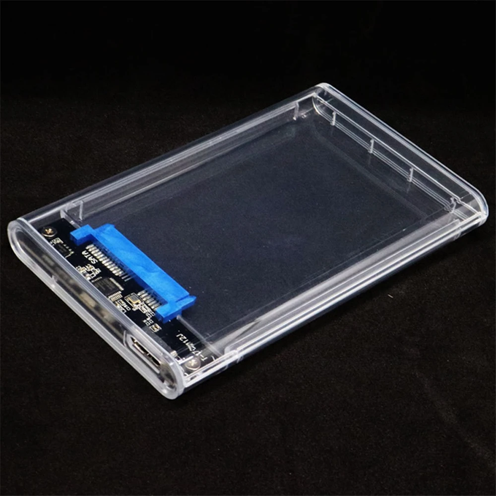 Прозрачный чехол для жесткого диска SATA 3 0 на USB 5 Гбит/с 2 дюйма внешний жесткий