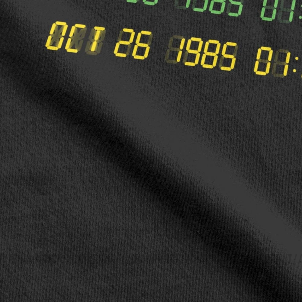 Футболки с таймером мужские креативные футболки коротким рукавом хлопковые топы