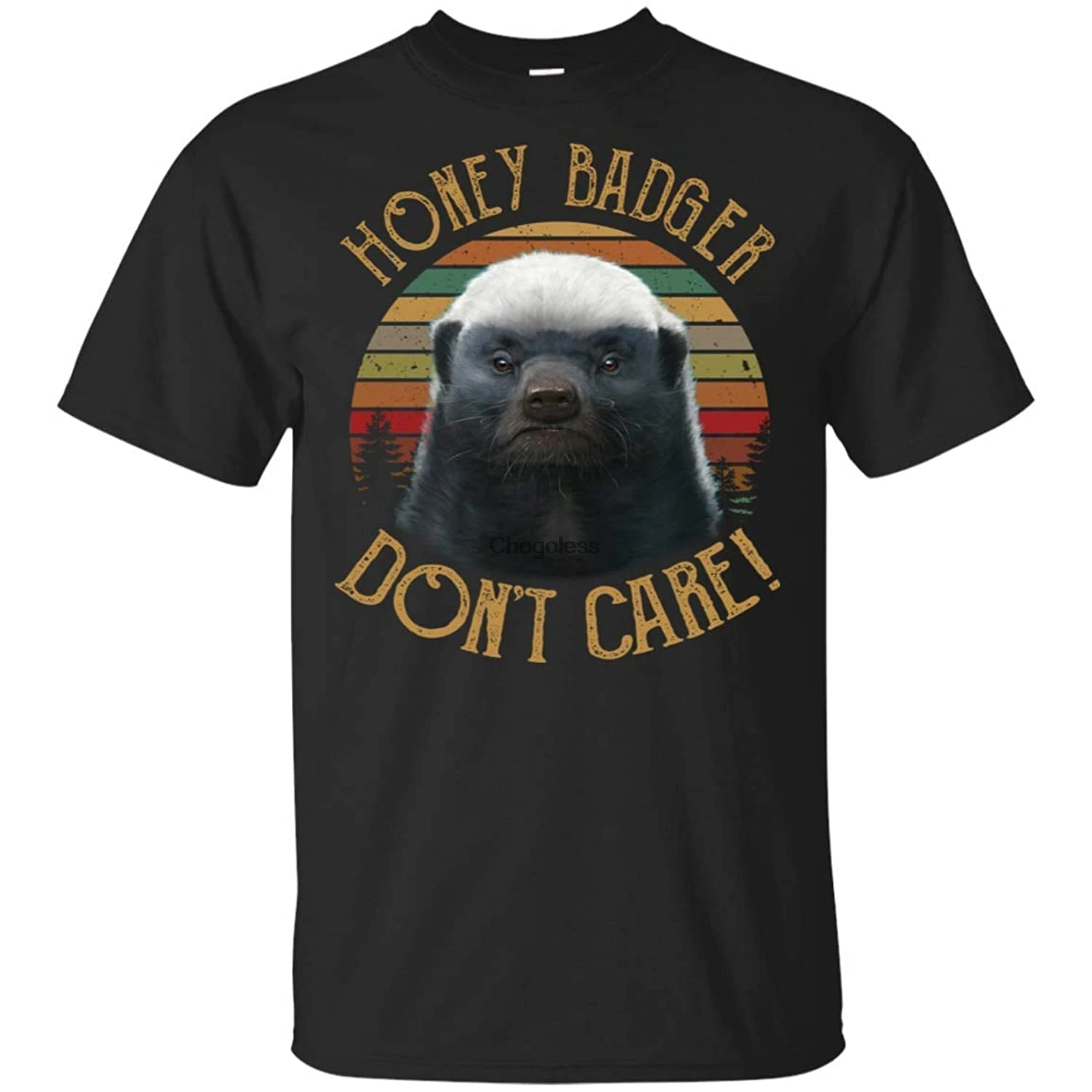 

Honey Badger Don't Care Vintage T-Shirt