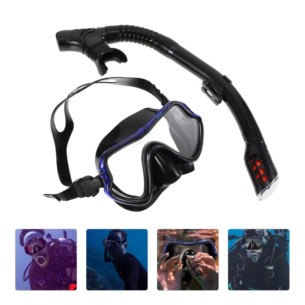 

1 Set Adult Snorkeling Mask Snorkel Set Compact Lightweight Snorkeling Gear