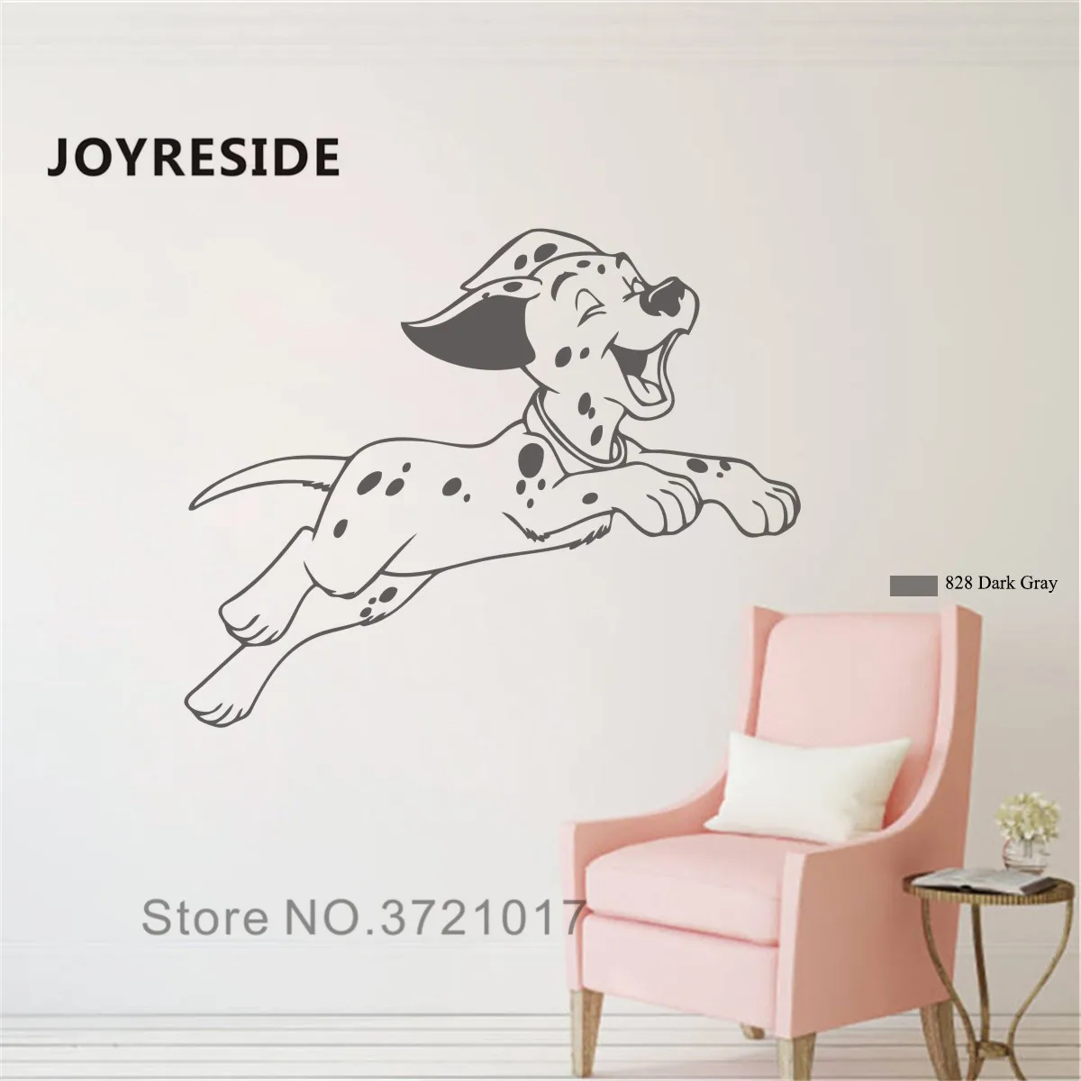 Виниловая наклейка с изображением собаки девушки и мальчика | Дом сад