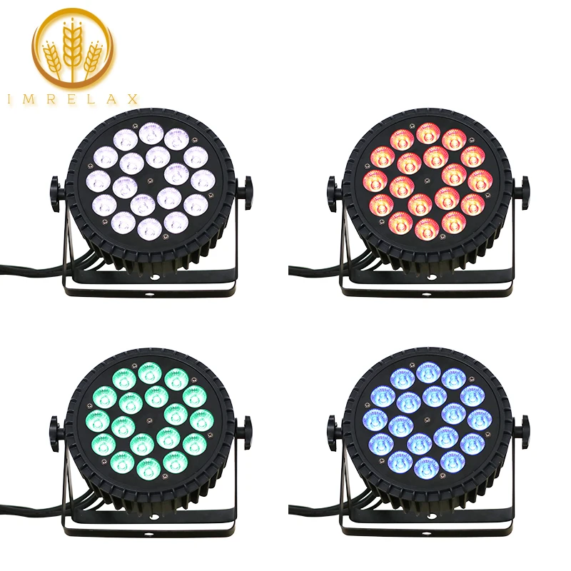 Профессиональный Сценический DMX светодиодный Par Светильник 18x10 Вт RGBW 4in1