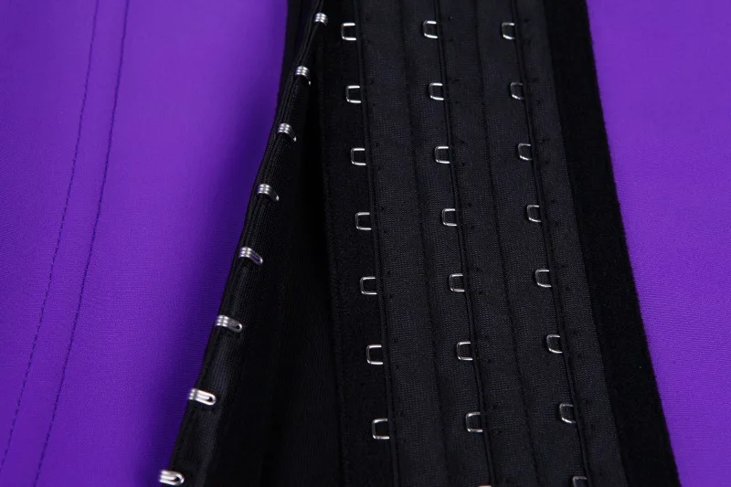 Сексуальное нижнее белье Женский латексный корсет 3-слойный с 9 стальными