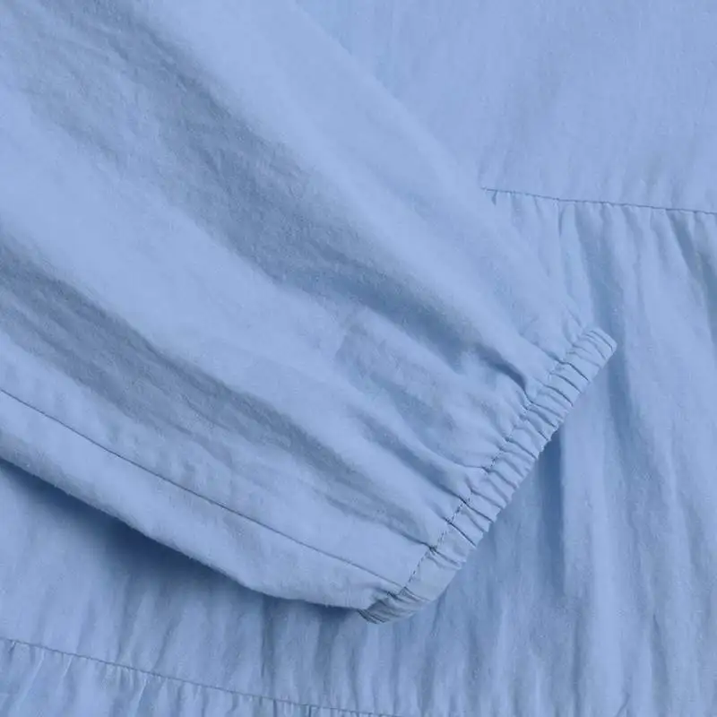 

Stylish Solid Shirts Women's Spring Blouse ZANZEA 2021 Casual Puff Sleeve Blusas Female Ruffle Blusas Female O Neck Tunic Tops