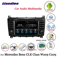 car gps navigation multimedia player for mercedes benz clk class w209c209 2005 2012 android screen auto carplay radio stereo