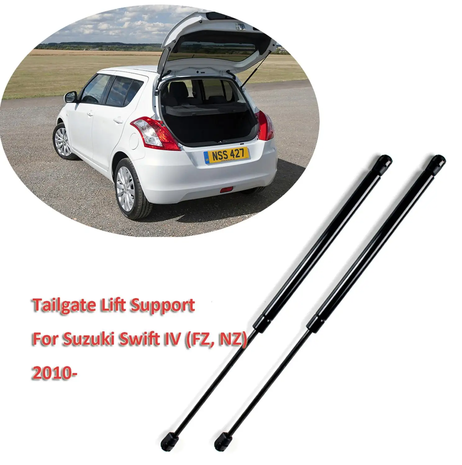 2шт газовый подъемник опоры стойки Опора удары задний багажник грузовая площадь