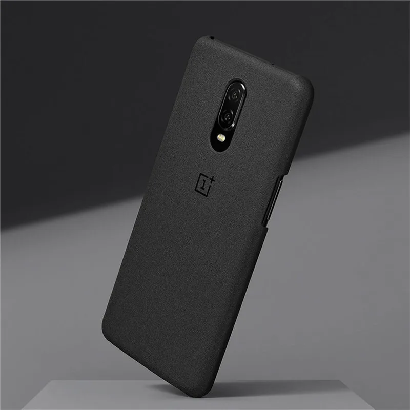 Оригинальный чехол бампер OnePlus 7 Pro нейлоновый силиконовый защитный Karbon Sandstone для
